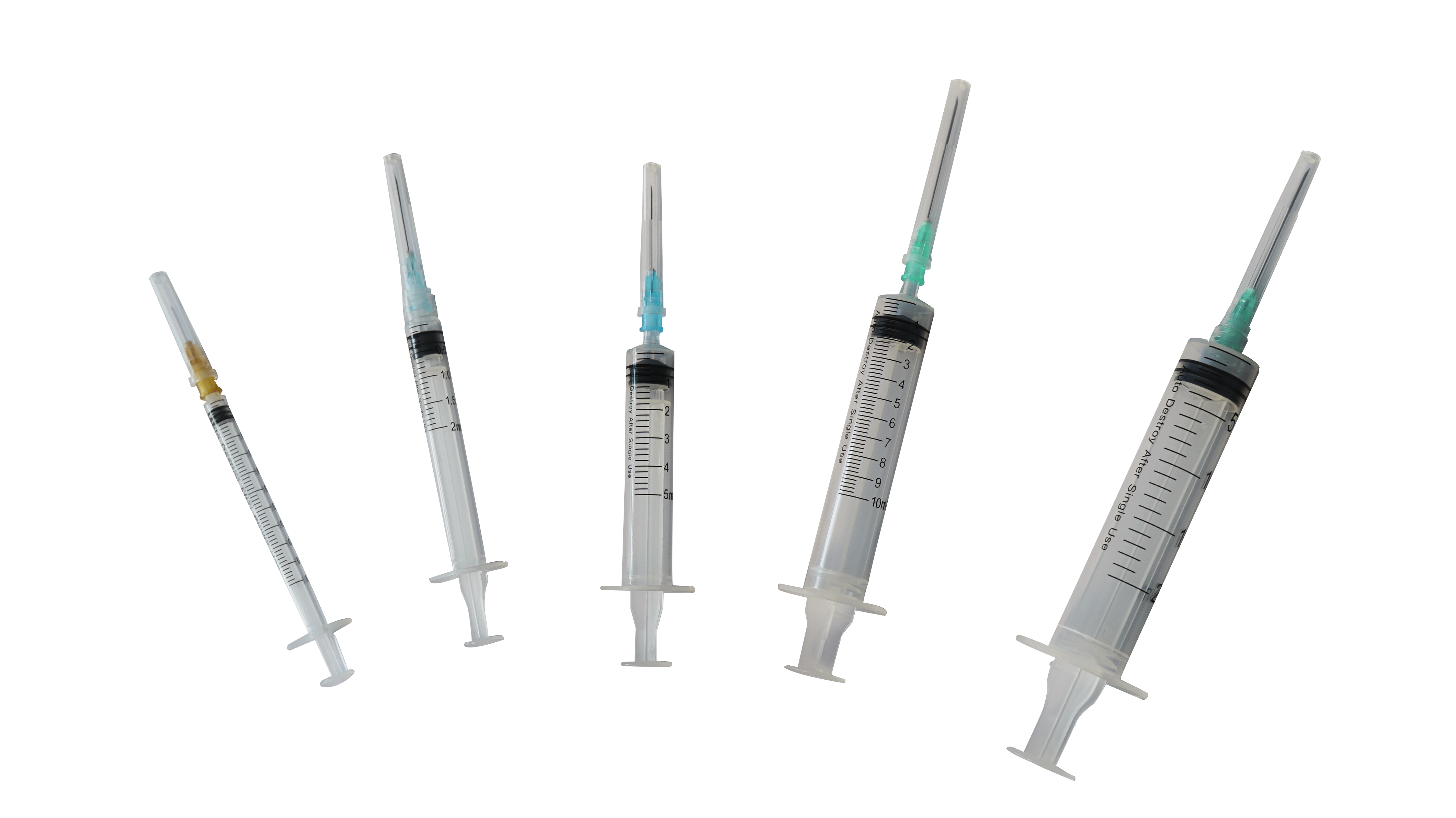 一次性使用無菌自毀式注射器帶針