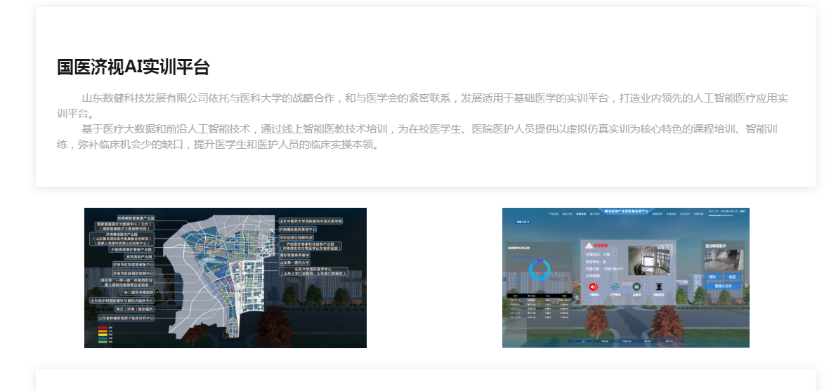 國(guó)醫(yī)濟(jì)視AI實(shí)訓(xùn)平臺(tái)