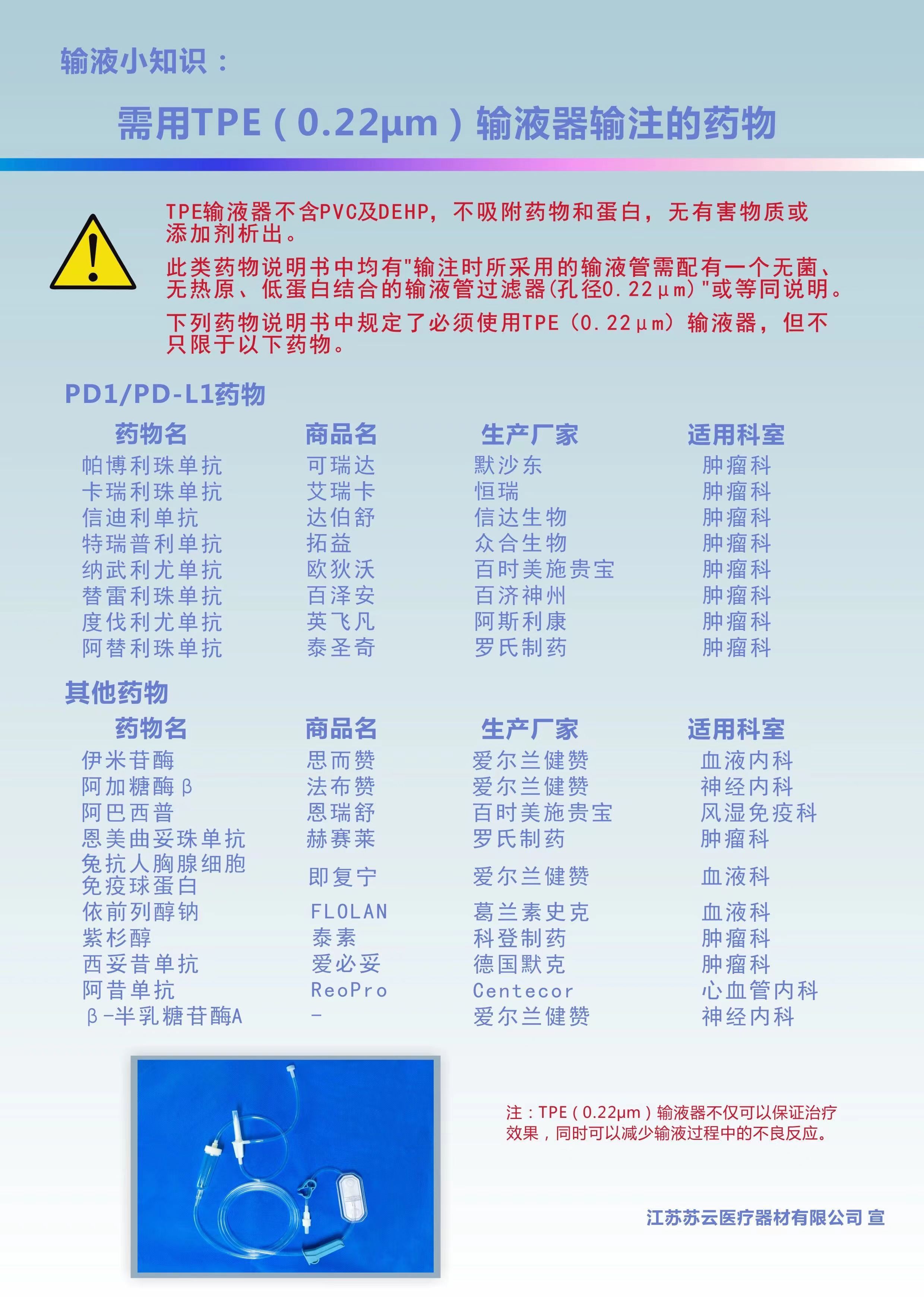 一次性使用輸液器 TPE0.22um